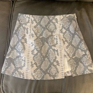 Snake skin skirt
